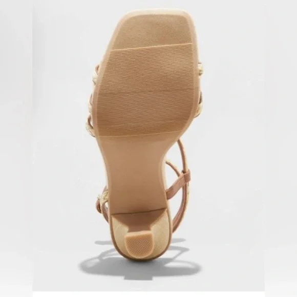 NWT A New Day Women's Irena Strappy Heels - Picture 4 of 4